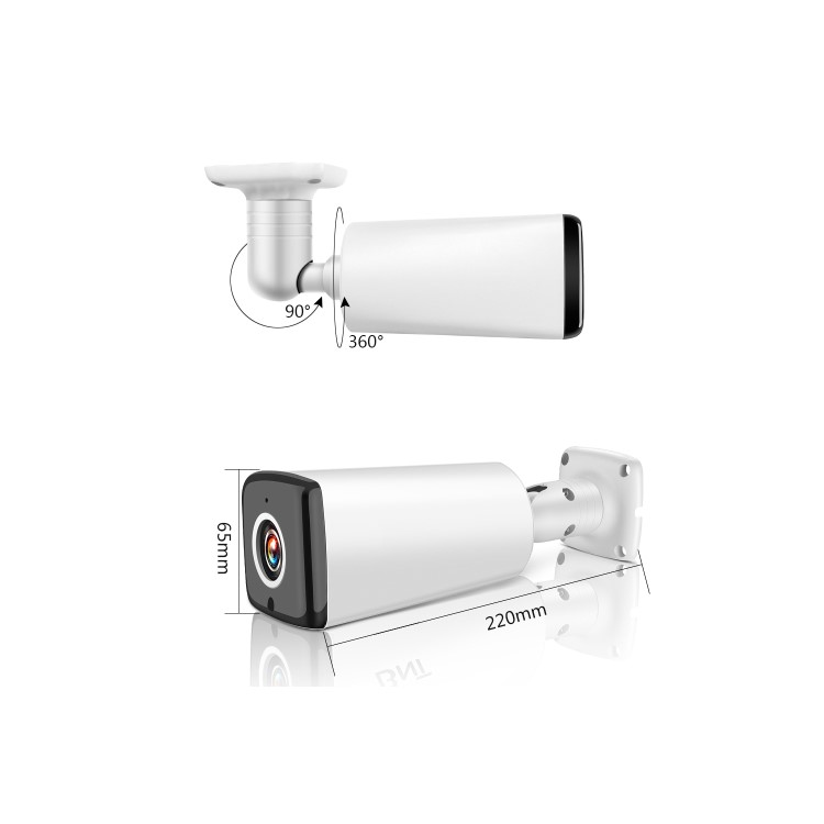 Box Opened electriQ 4 Camera 4K Ultra HD DVR CCTV System with 2TB HDD