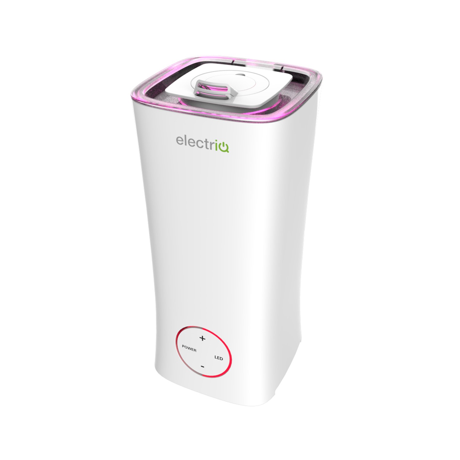 electriQ 2L Cool Mist Humidifier with Aroma Therapy Function and Ambient Light Up to 10 Hours Continuous use 