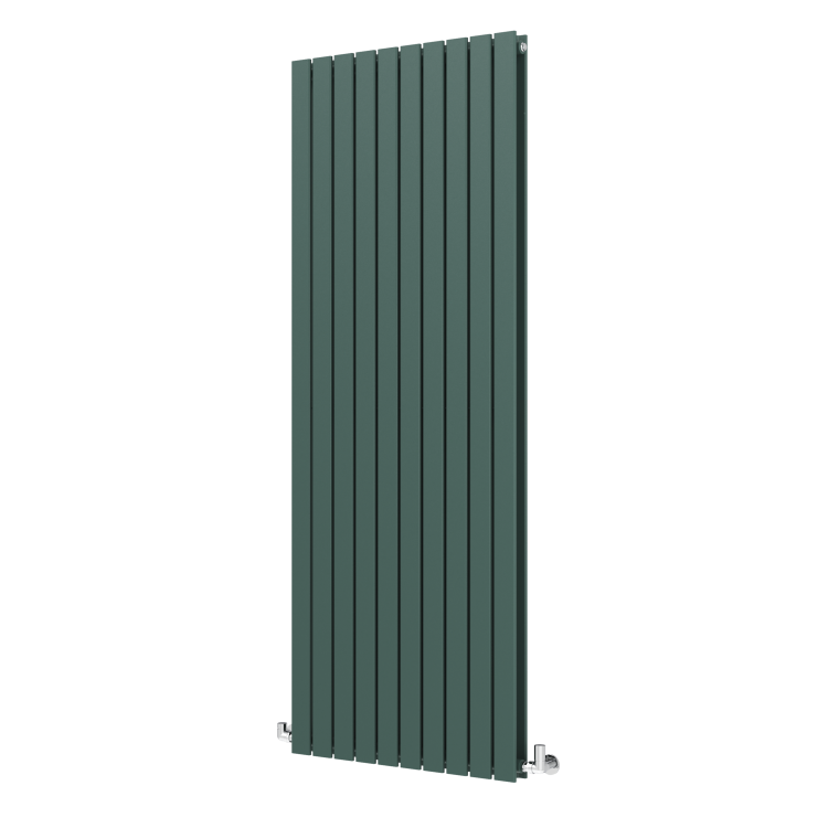 Riace Evergreen Vertical Flat Designer Radiator 1800x680mm Double Panel 6947 BTU