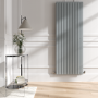 Riace Salt & Pepper Vertical Flat Designer Radiator 1800x680mm Double Panel 6947 BTU