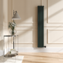 Evergreen Vertical Smart Electric Radiator with Wi-Fi Thermostat - 1.2KW - H1600xW236 - Bathroom Safe