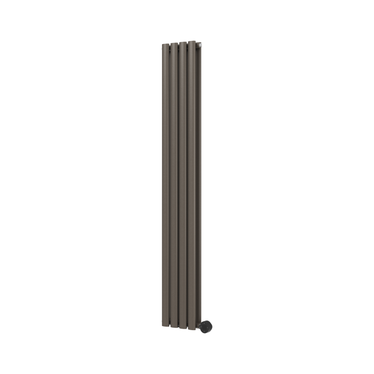 Russet Vertical Smart Electric Radiator with Wi-Fi Thermostat - 1.2KW - H1600xW236 - Bathroom Safe