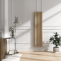 Cleopatra Vertical Smart Electric Radiator with Wi-Fi Thermostat - 1.2KW - H1600xW354 - Bathroom Safe