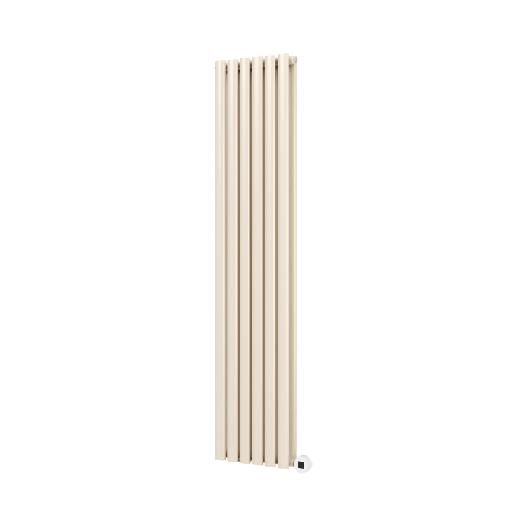 Cleopatra Vertical Smart Electric Radiator with Wi-Fi Thermostat - 1.2KW - H1600xW354 - Bathroom Safe