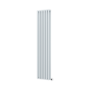 Salt & Pepper Vertical Smart Electric Radiator with Wi-Fi Thermostat - 1.2KW - H1600xW354 - Bathroom Safe