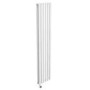 White Electric Vertical Designer Radiator 1.2kW with Wi-Fi Thermostat - Double Panel H1600xW354mm - IPX4 Bathroom Safe
