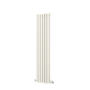 Sorrento Linen Vertical Oval Designer Radiator 1600x354mm Double Panel 3351 BTU