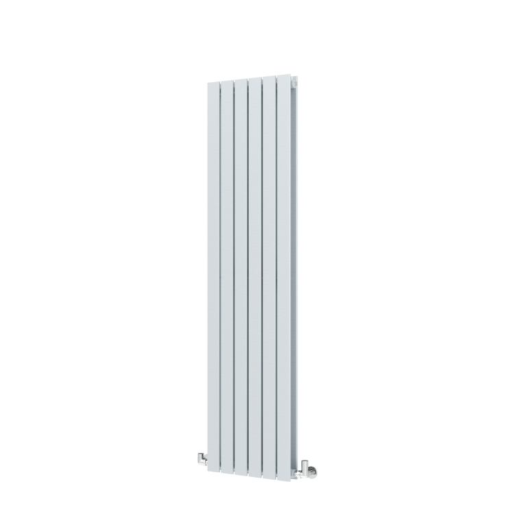 Riace Salt & Pepper Vertical Flat Designer Radiator 1600x408mm Double Panel 3687 BTU