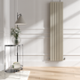 Riace Linen Vertical Flat Designer Radiator 1800x408mm Double Panel 4168 BTU
