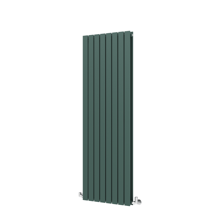 Riace Evergreen Vertical Flat Designer Radiator 1600x544mm Double Panel 4916 BTU
