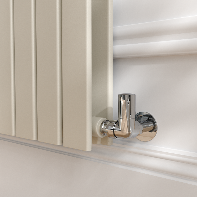 Riace Linen Vertical Flat Designer Radiator 1600x544mm Double Panel 4916 BTU