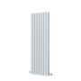 Riace Salt & Pepper Vertical Flat Designer Radiator 1600x544mm Double Panel 4916 BTU