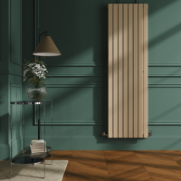 Riace Elk brown Vertical Flat Designer Radiator 1800x544mm Double Panel 5557 BTU