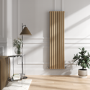 Sorrento Elk brown Vertical Oval Designer Radiator 1800x472mm Double Panel 4983 BTU
