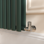 Sorrento Evergreen Vertical Oval Designer Radiator 1800x472mm Double Panel 4983 BTU