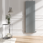 Riace Salt & Pepper Vertical Flat Designer Radiator 1800x544mm Double Panel 5557 BTU