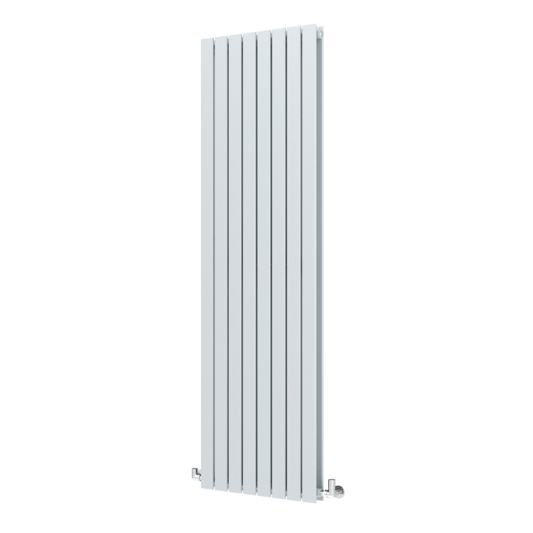 Riace Salt & Pepper Vertical Flat Designer Radiator 1800x544mm Double Panel 5557 BTU