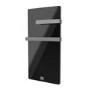 Low Energy 600w Infrared Designer Glass Wall Mounted Heater with Towel Rail and Smart WiFi Alexa - IP24 Bathroom Safe