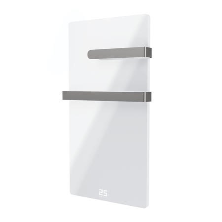 600W Smart Infrared Vertical White Glass Designer Wall Heater ...