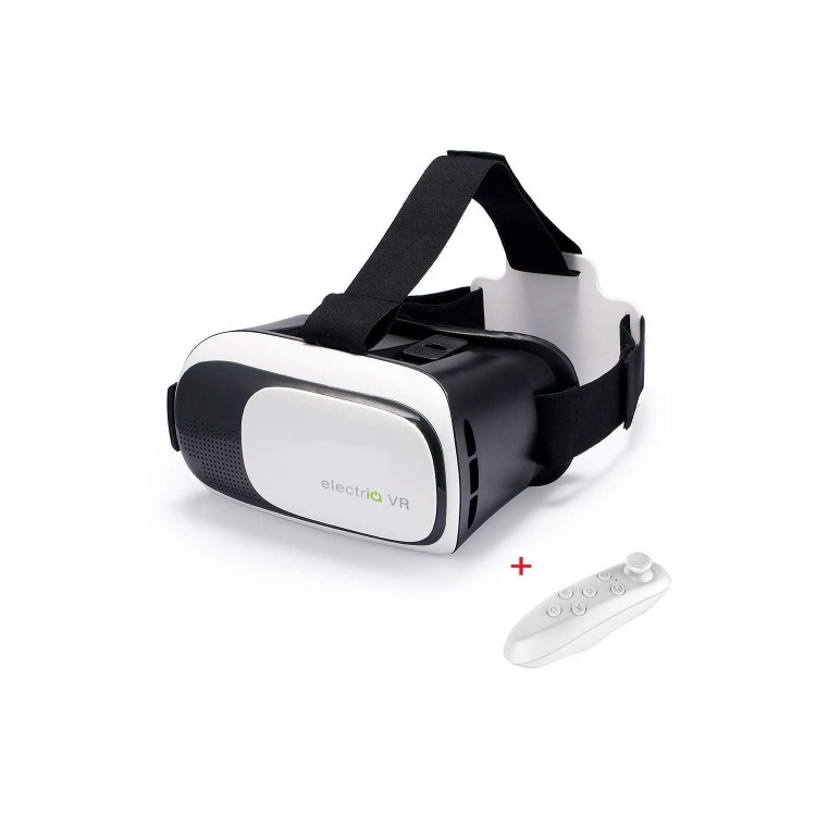 Virtual Reality Adjustable 3D Headset for Smartphones + Remote Control
