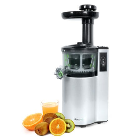 electriQ Premium Cold Press Vertical 150W Slow Juicer Silver electriQ