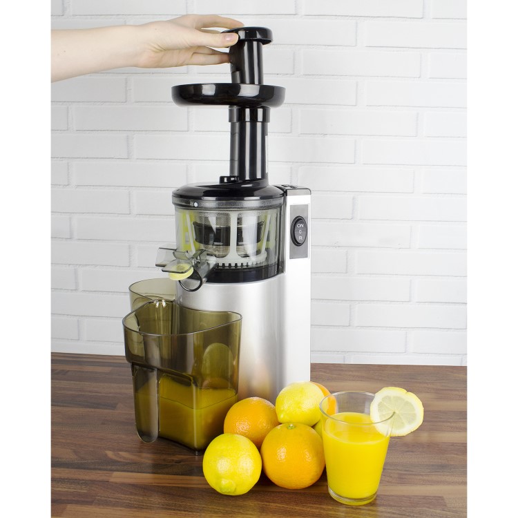 GRADE A1 - ElectriQ Premium Cold Pressed Vertical Slow Juicer and Smoothie Maker - BPA Free