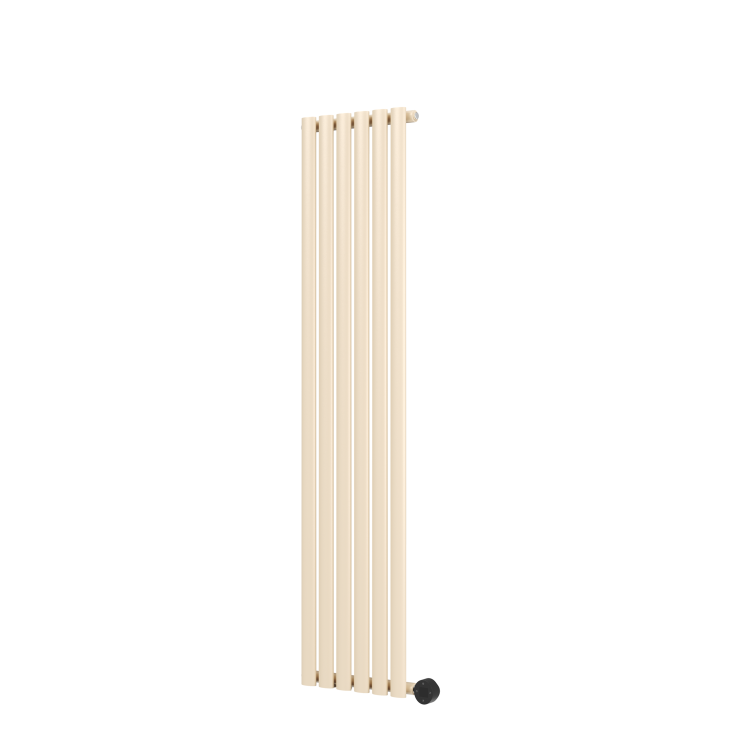 Elk brown Vertical Smart Electric Radiator with Wi-Fi Thermostat - 1KW - H1600xW354 - Bathroom Safe
