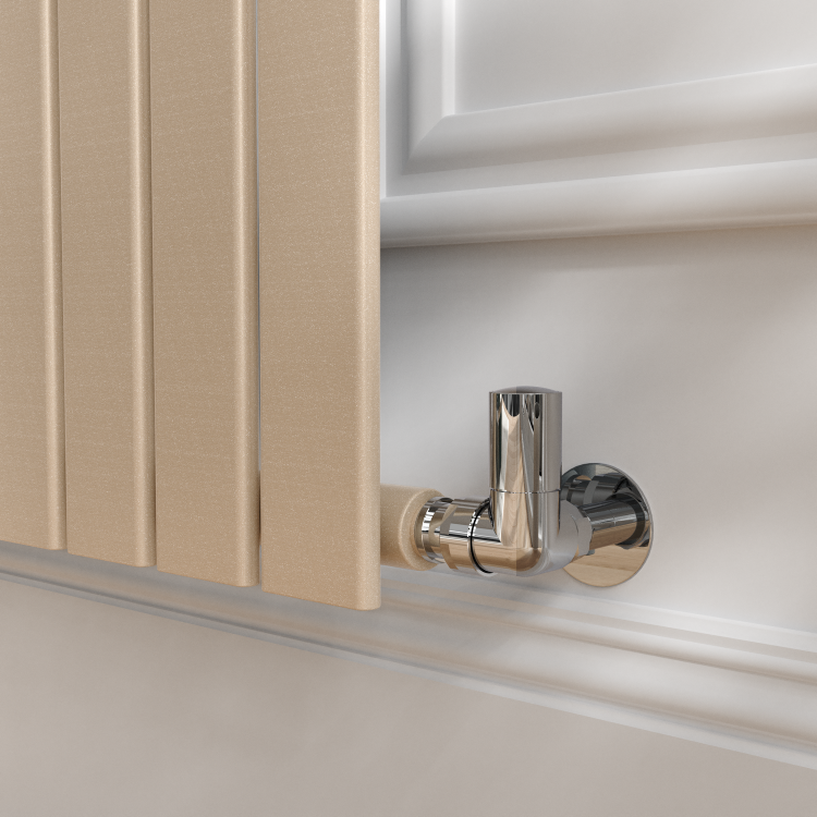 Riace Cleopatra Vertical Flat Designer Radiator 1800x408mm Single Panel 2705 BTU