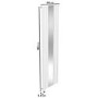 GRADE A2 - White Electric Vertical Designer Radiator 1.2kW with Mirror and Wifi Thermostat - H1800xW500mm - IPX4 Bathroom Safe