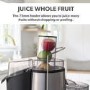 electriQ Whole Fruit Centrifugal 990W Power Juicer - Stainless Steel