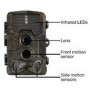 electriQ Outback 12 Megapixel HD Wildlife and Nature Camera with Night Vision & 8GB SD Card