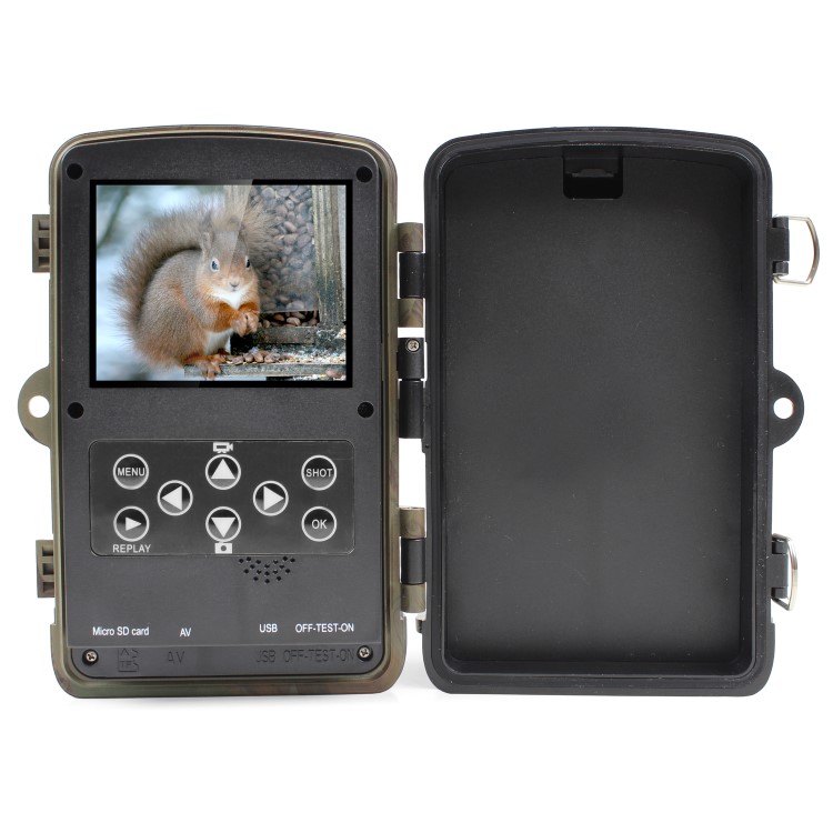 electriQ Outback 12 Megapixel HD Wildlife and Nature Camera with Night Vision & 8GB SD Card