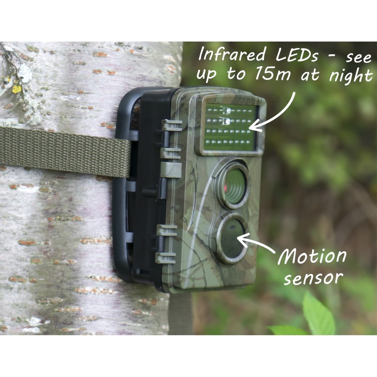 GRADE A2 - electriQ Pro Outback 8 Megapixel HD Wildlife & Nature Pet Camera with Night Vision