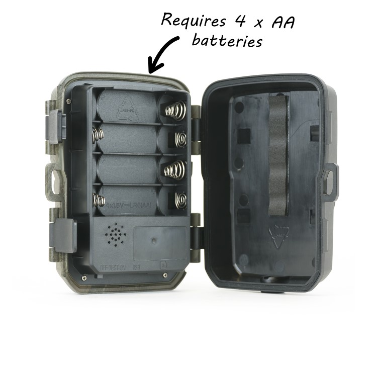 GRADE A1 - electriQ Pro Outback MINI 12 Megapixel Photo Wildlife Pet CCTV Security Camera Recorder