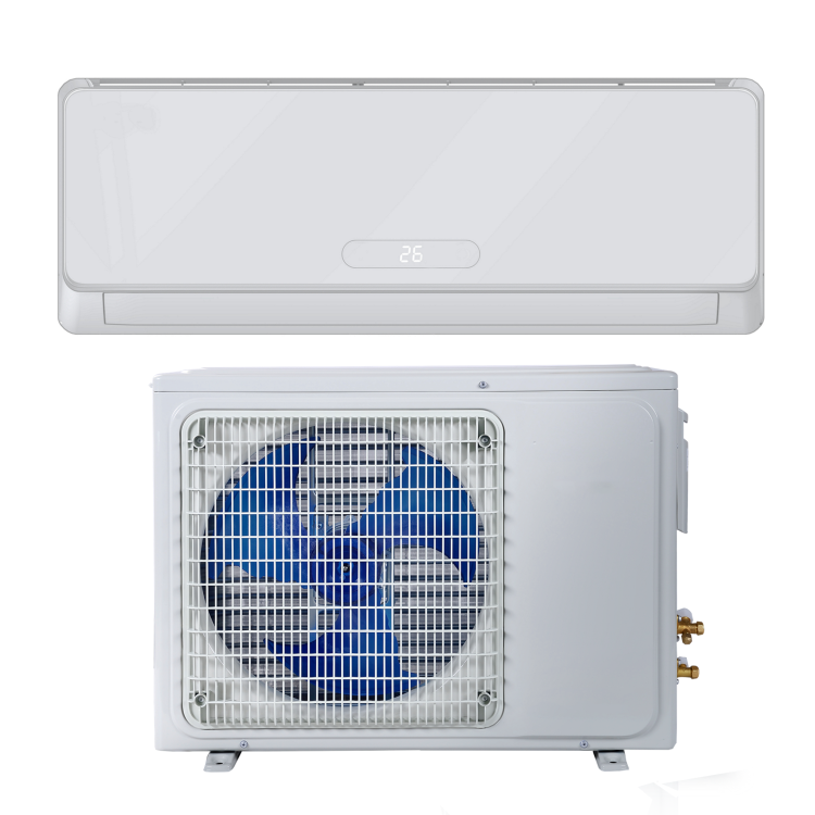 Outdoor 9000 BTU WIFI Smart A++ easy-fit DIY DC Inverter Wall Split Air Conditioner with 4.5 meters pipe 