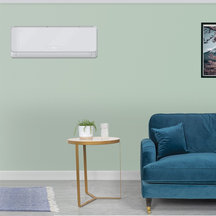 9000 BTU WIFI Smart A++ easy-fit DIY DC Inverter Wall Split Air Conditioner with 4.5 meters pipe 