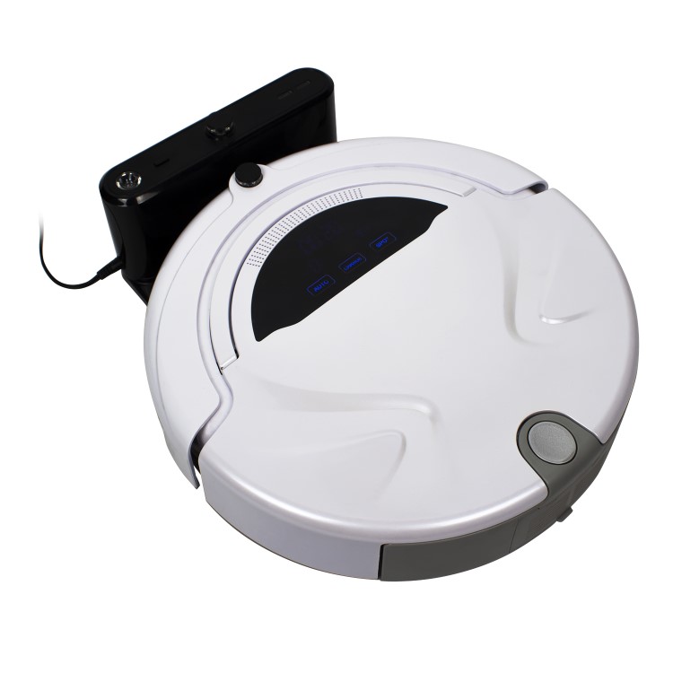 GRADE A2 - electriQ Intelligent Robotic Vacuum Cleaner with UV sterilization & Self Charging Dock- eiq-c11e