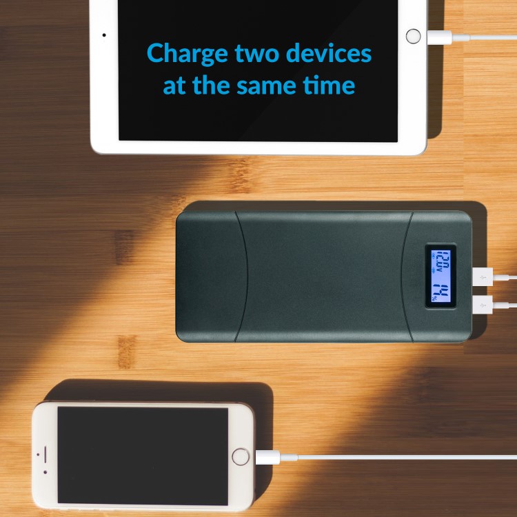 electriQ Multifunction USB 15600mAh Laptop & Mobile Power Bank