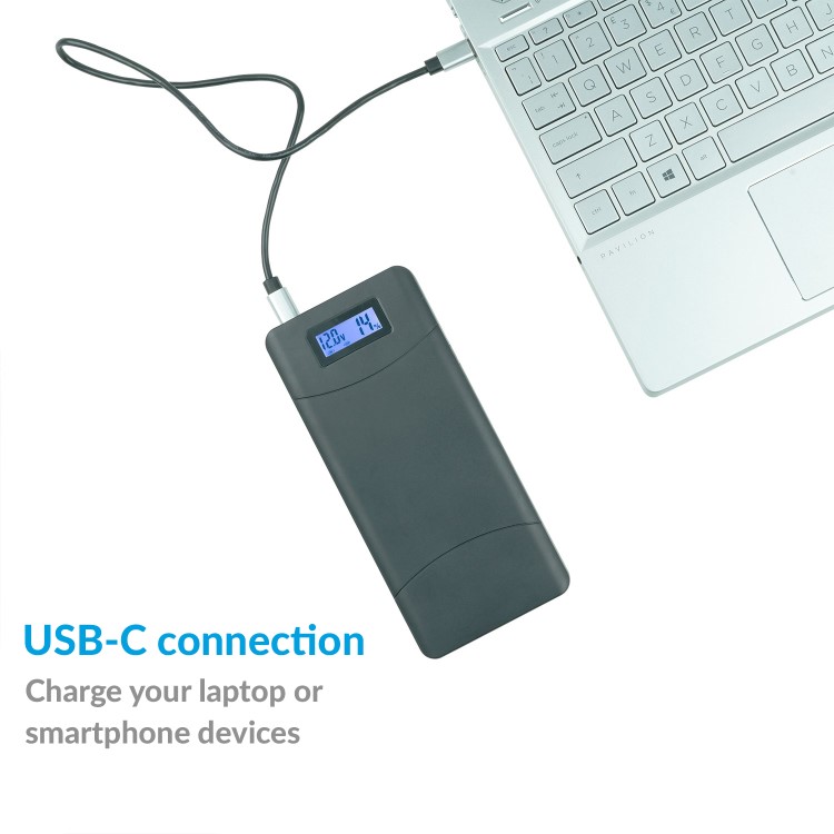 electriQ Multifunction USB 15600mAh Laptop & Mobile Power Bank