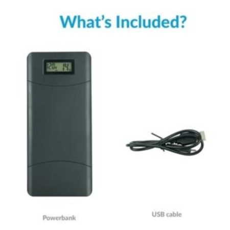 Refurbished eIQ-lpb20qcb electriQ Multifunction USB 15600mah Notebook and Mobile Power Bank
