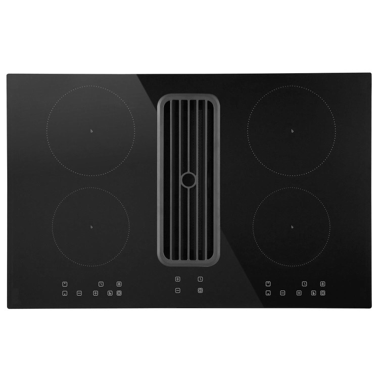 Refurbished electriQ eIQ80INDD 80cm 4 Zone Induction Hob Black