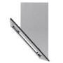 electriQ 60cm Angled Chimney Cooker Hood - Stainless Steel & Black Glass