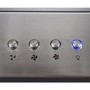 GRADE A2 - electriQ 90cm Angled Glass and Steel Designer Chimney Cooker Hood  -  5 Year warranty
