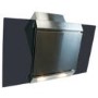 GRADE A2 - electriQ 90cm Angled Glass and Steel Designer Chimney Cooker Hood  -  5 Year warranty