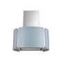 GRADE A2 - electriQ Designer Curved 70cm LED light Oval Chimney Cooker Hood -  5 Year warranty 