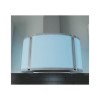 electriQ Designer Curved 70cm LED light Oval Chimney Cooker Hood -  5 Year warranty 