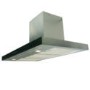 Refurbished electriQ eIQCHSLINESSE90 90cm Slimline Electronic Cooker Hood Stainless Steel