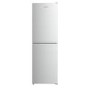 Refurbished electriQ eQ175FFLFINOXVE Freestanding 253 Litres 50/50 Fridge Freezer Stainless Steel