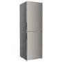 Refurbished electriQ eQ175FFLFINOXVE Freestanding 253 Litre 50/50 Low Frost Fridge Freezer Stainless Steel