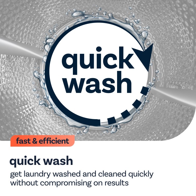 electriQ 8kg 1400rpm Washing Machine - Black